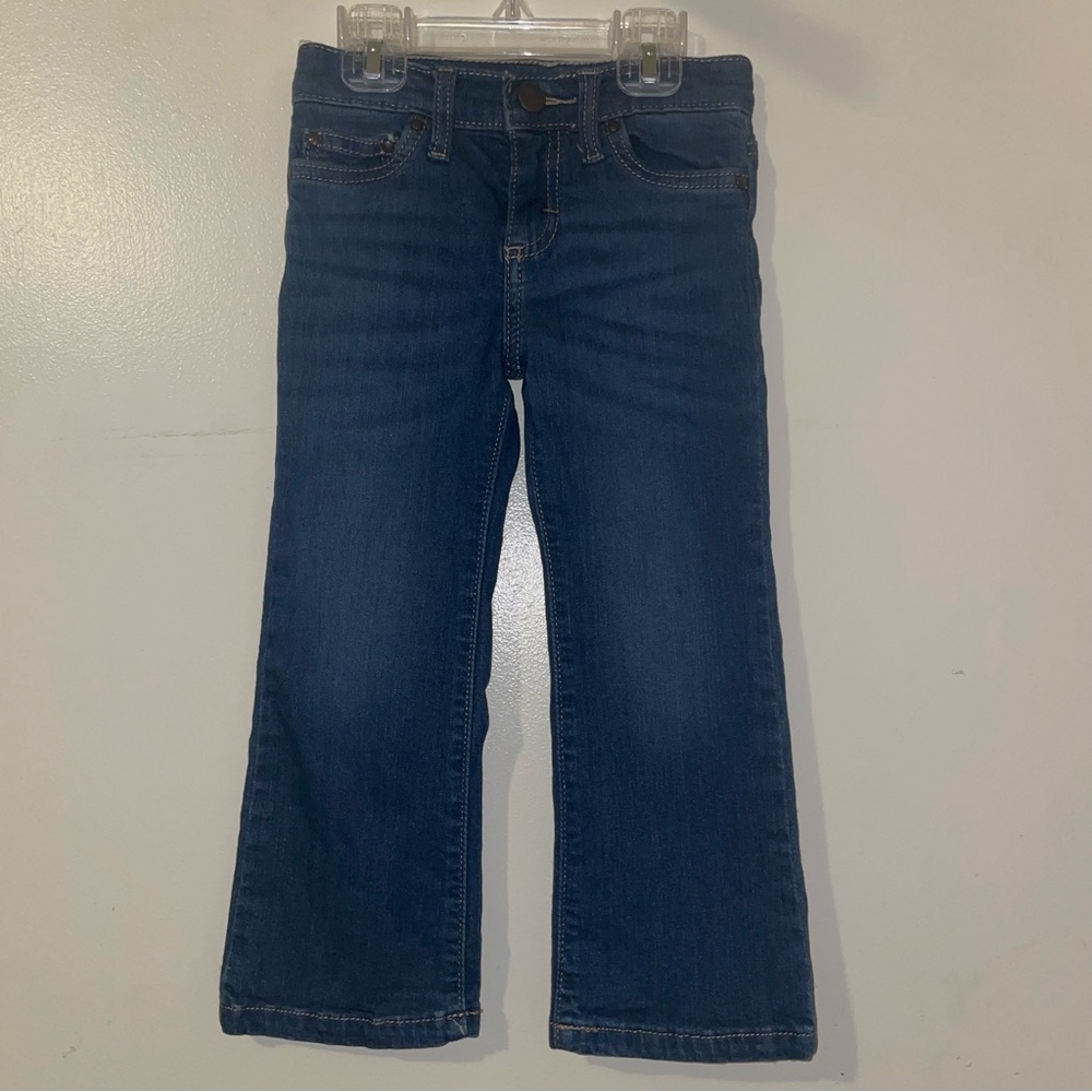 Little Girl Size 4T Wrangler Jeans - Picture 3 of 6